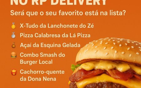 Top 5 lanches mais pedidos no RP Delivery — será que o seu favorito está na lista?”